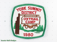 1980 Oxtrail Scout Camp